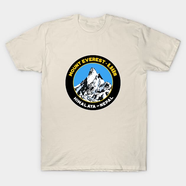 Mount Everest Himalaya T-Shirt by Andreeastore  